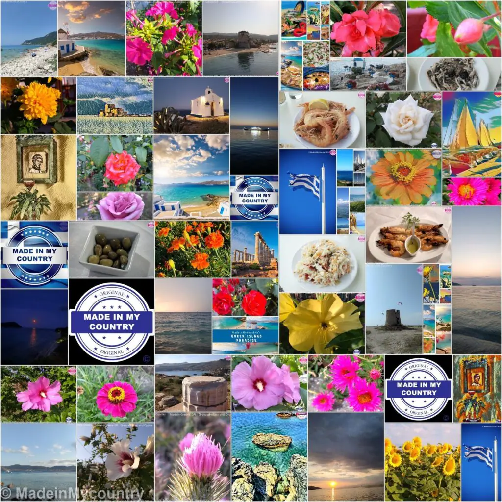 The Aegean sea of Greece (Hellas), Cyprus and the Greek islands!! MadeinMycountry is a global platform that celebrates and supports local history, culture, art, and nature conservation efforts. For two decades, we have been sponsoring local museums, cultural organizations, travel destinations, historical sites, and various cultural events around the world.